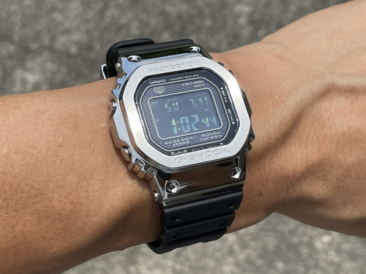 G-SHOCK】GMW-B5000-1JF メタル シルバー - 腕時計(デジタル)