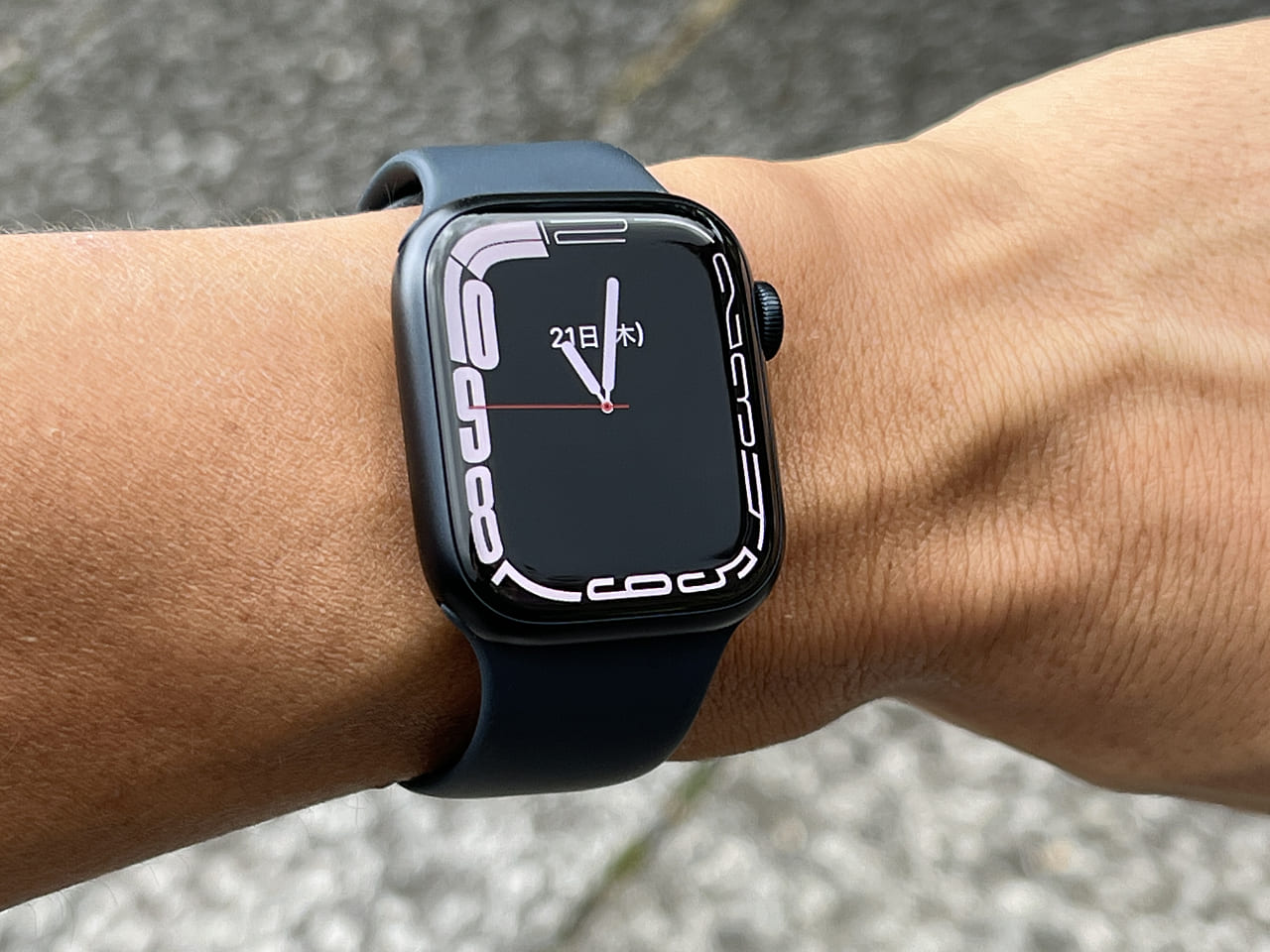 Apple Watch NIKE series7 45mm セルラーモデル ミッドナイト