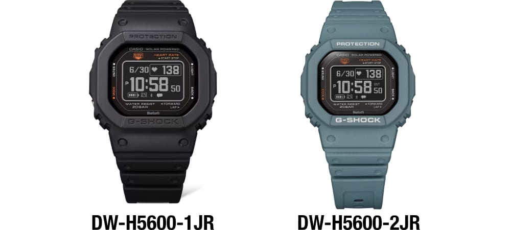 DW-H5600MB-1JRレビュー！心拍数や睡眠計測ができるG-SHOCKスマート